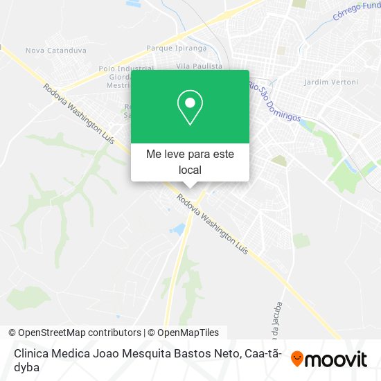Clinica Medica Joao Mesquita Bastos Neto mapa