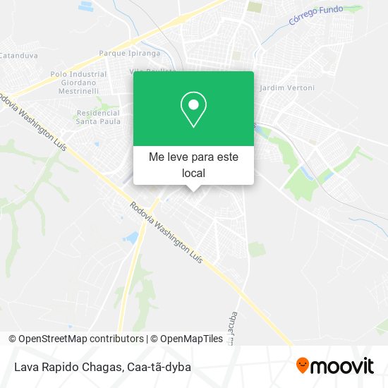 Lava Rapido Chagas mapa