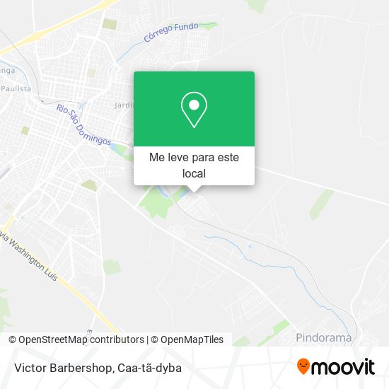 Victor Barbershop mapa