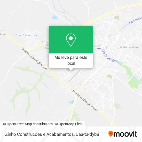 Zinho Construcoes e Acabamentos mapa