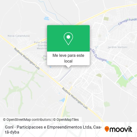 Gsnl - Participacoes e Empreendimentos Ltda mapa