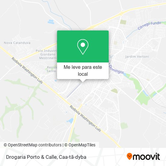 Drogaria Porto & Calle mapa