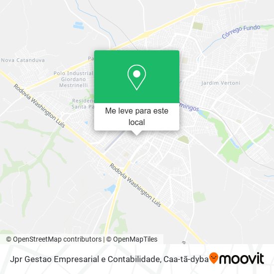 Jpr Gestao Empresarial e Contabilidade mapa