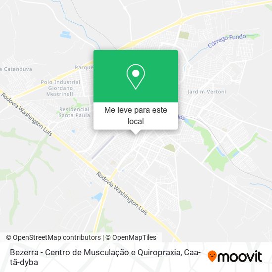Bezerra - Centro de Musculação e Quiropraxia mapa