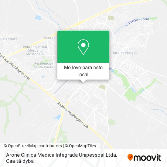 Arone Clinica Medica Integrada Unipessoal Ltda mapa