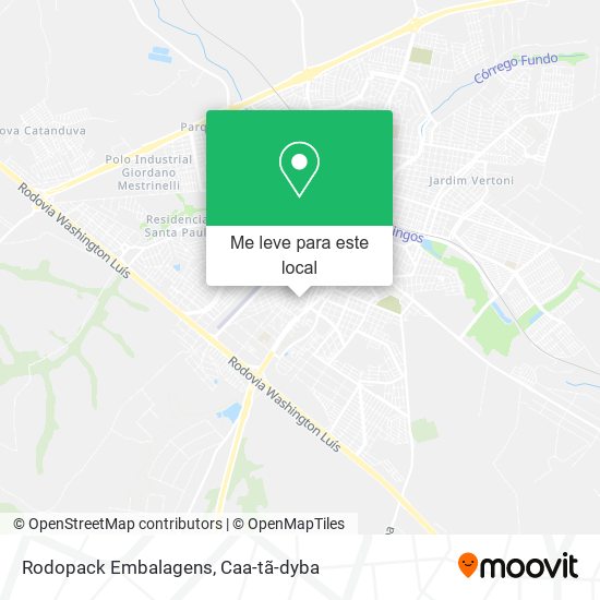 Rodopack Embalagens mapa