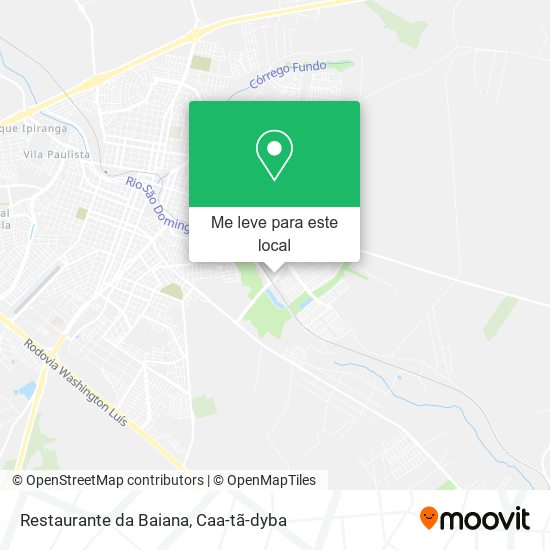 Restaurante da Baiana mapa