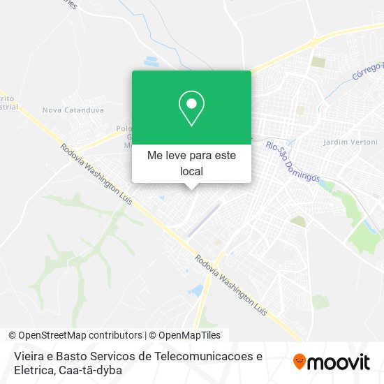 Vieira e Basto Servicos de Telecomunicacoes e Eletrica mapa