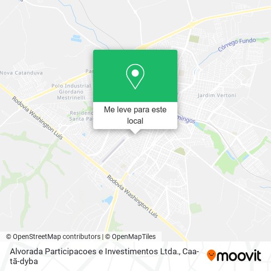 Alvorada Participacoes e Investimentos Ltda. mapa