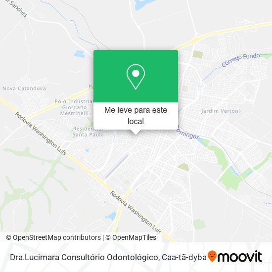 Dra.Lucimara Consultório Odontológico mapa