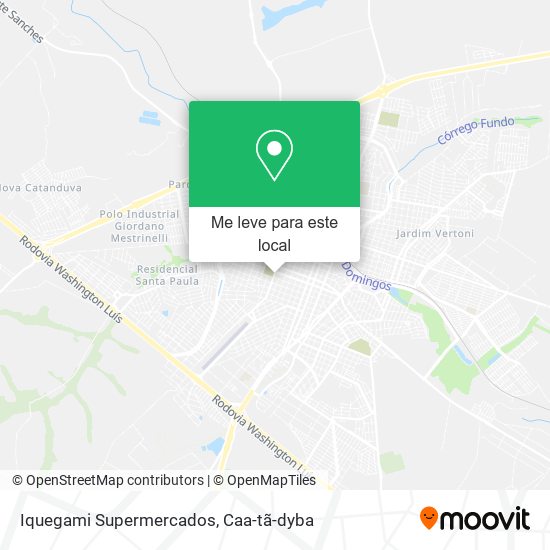 Iquegami Supermercados mapa