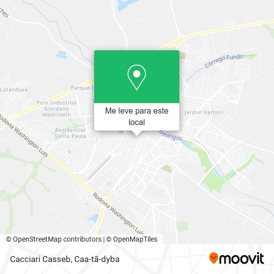 Cacciari Casseb mapa