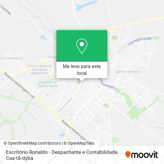 Escritório Ronaldo - Despachante e Contabilidade mapa