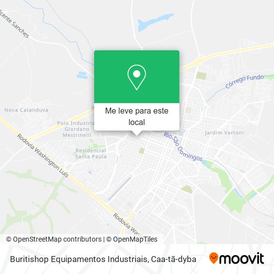 Buritishop Equipamentos Industriais mapa