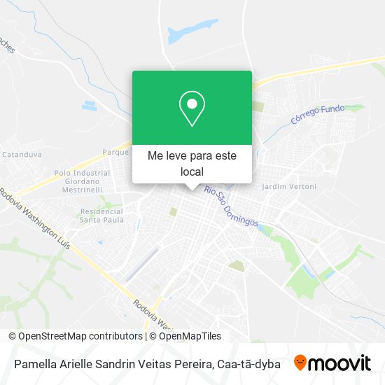 Pamella Arielle Sandrin Veitas Pereira mapa