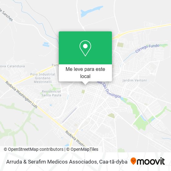 Arruda & Serafim Medicos Associados mapa