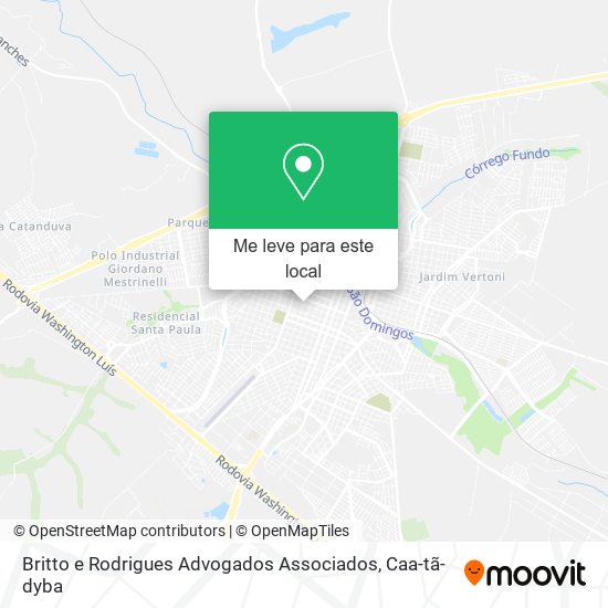 Britto e Rodrigues Advogados Associados mapa
