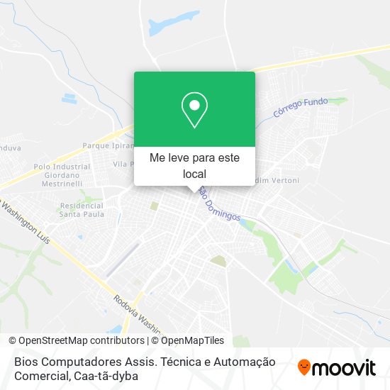 Bios Computadores Assis. Técnica e Automação Comercial mapa