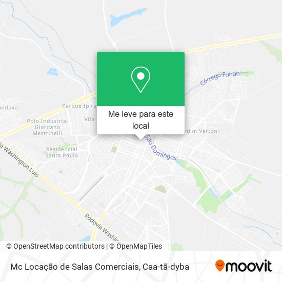 Mc Locação de Salas Comerciais mapa