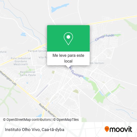 Instituto Olho Vivo mapa