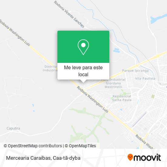 Mercearia Caraibas mapa