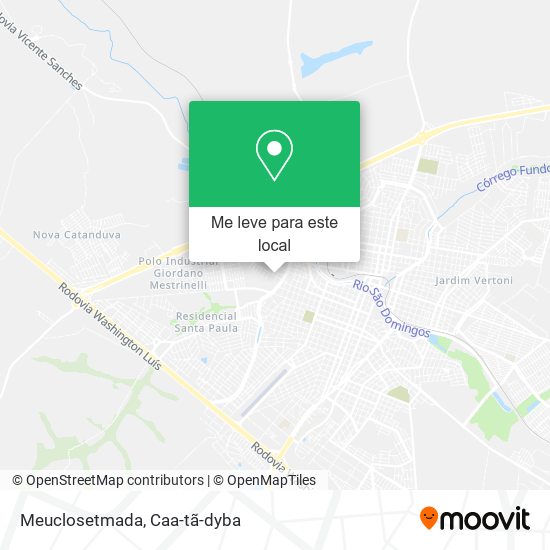 Meuclosetmada mapa