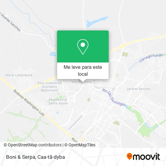 Boni & Serpa mapa