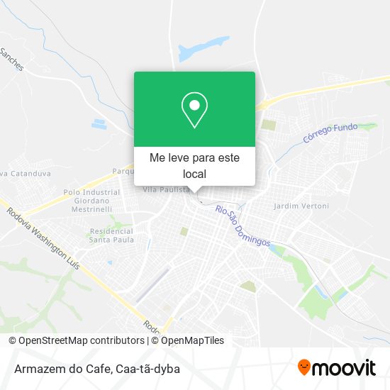 Armazem do Cafe mapa