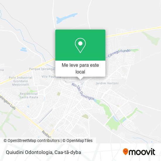 Quiudini Odontologia mapa