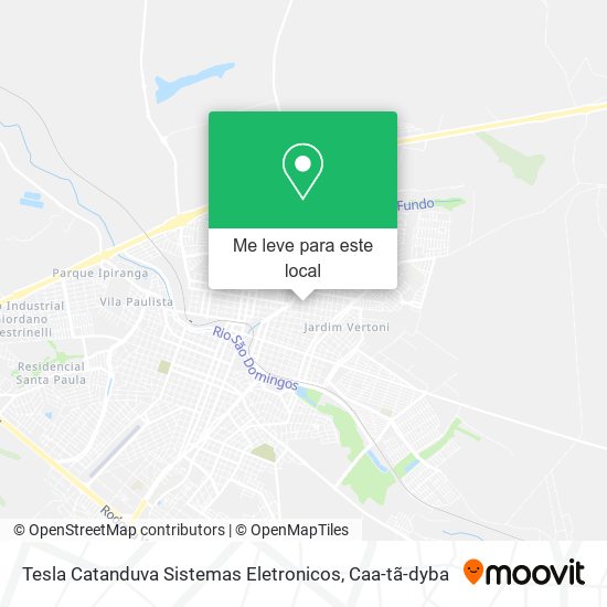 Tesla Catanduva Sistemas Eletronicos mapa
