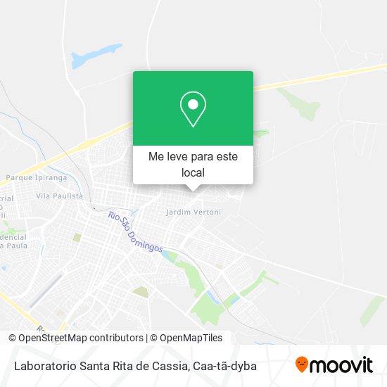 Laboratorio Santa Rita de Cassia mapa