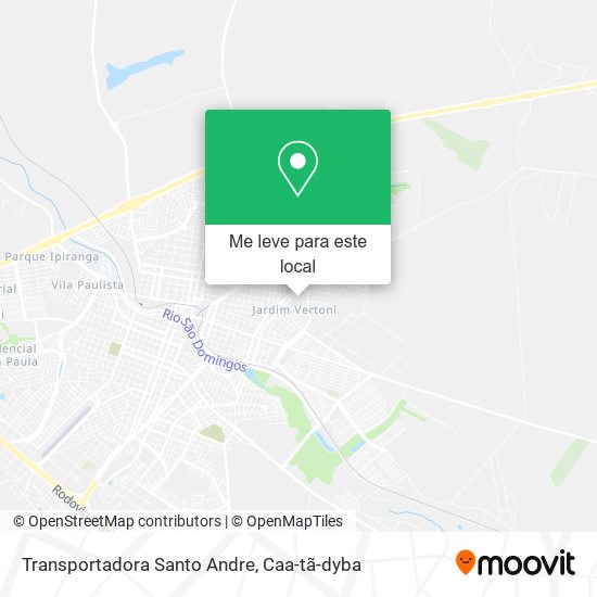 Transportadora Santo Andre mapa