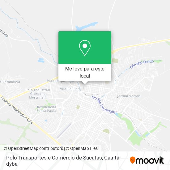 Polo Transportes e Comercio de Sucatas mapa