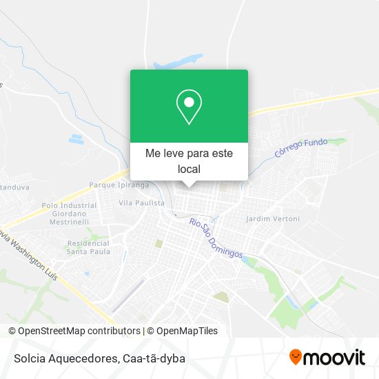 Solcia Aquecedores mapa