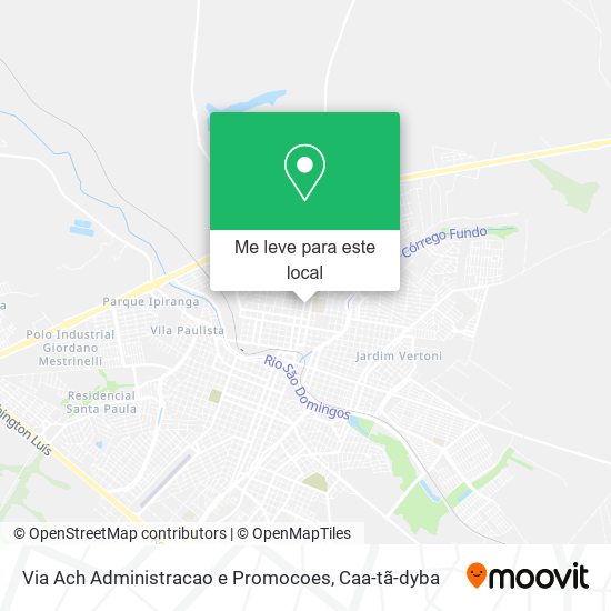 Via Ach Administracao e Promocoes mapa