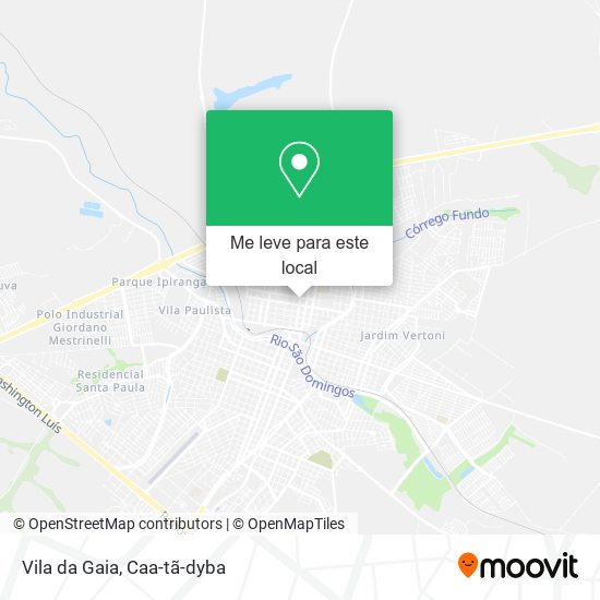 Vila da Gaia mapa