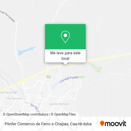 Plinfer Comercio de Ferro e Chapas mapa