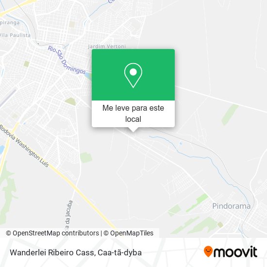 Wanderlei Ribeiro Cass mapa