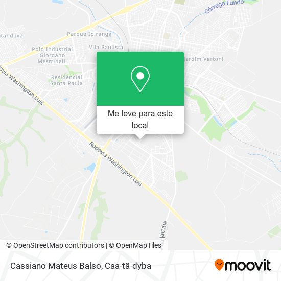 Cassiano Mateus Balso mapa