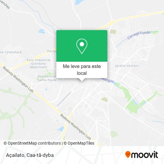 Açailato mapa