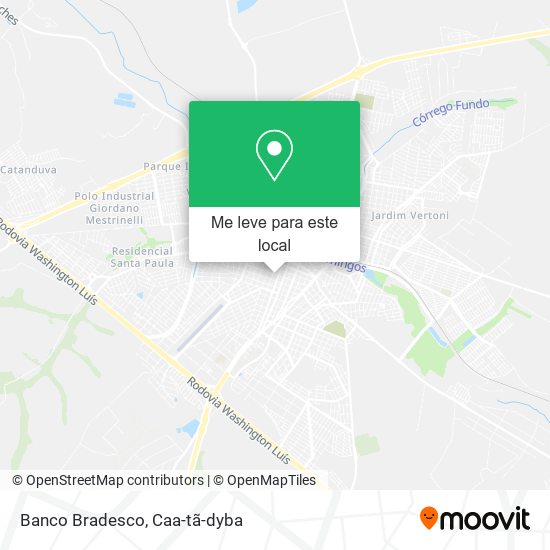 Banco Bradesco mapa