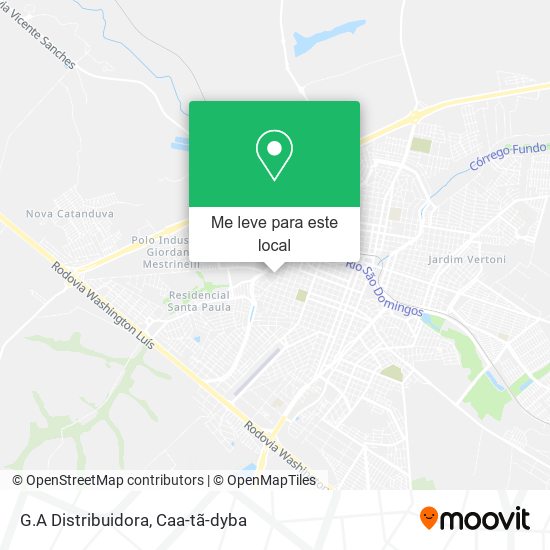 G.A Distribuidora mapa