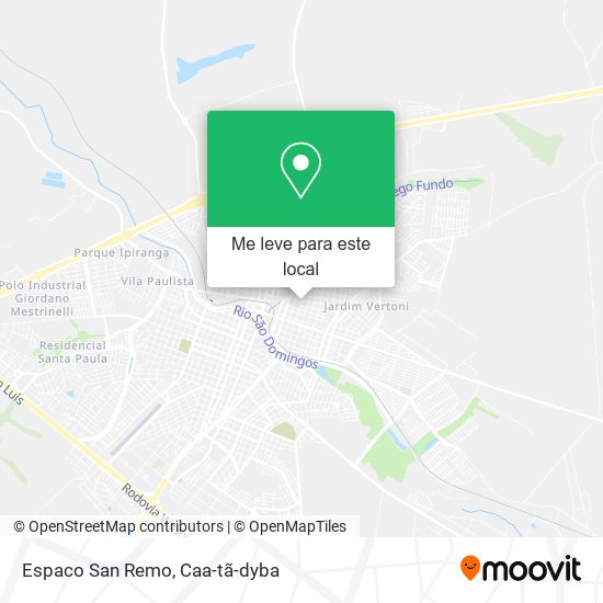 Espaco San Remo mapa