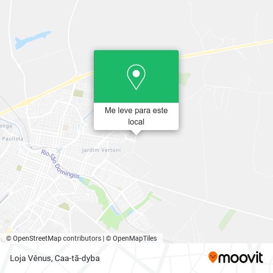 Loja Vênus mapa