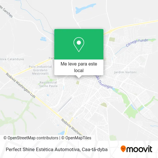 Perfect Shine Estética Automotiva mapa