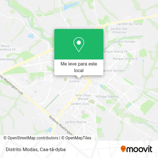 Distrito Modas mapa