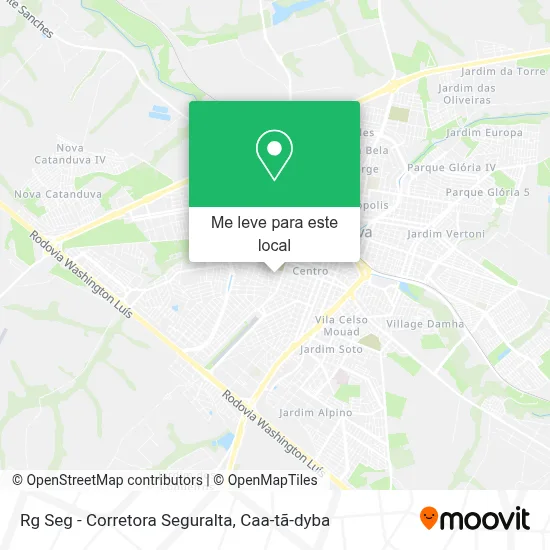 Rg Seg - Corretora Seguralta mapa