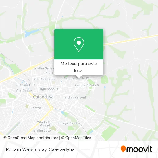 Rocam Waterspray mapa