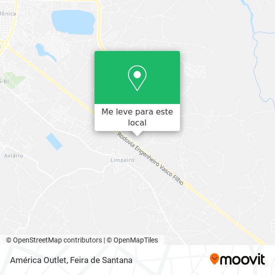 América Outlet mapa