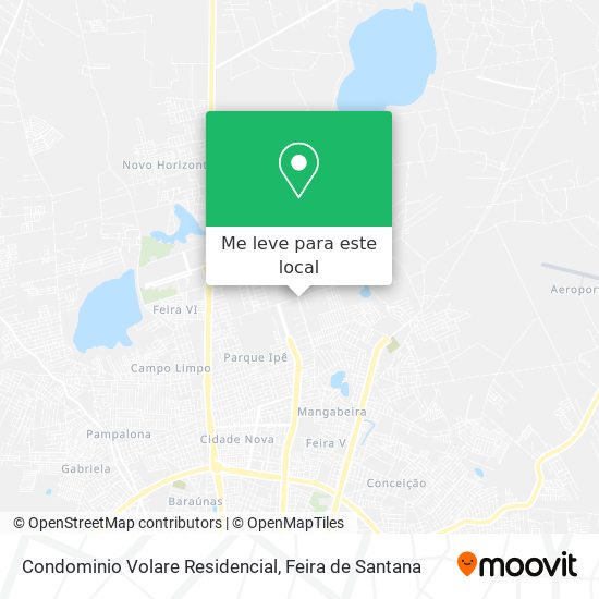 Condominio Volare Residencial mapa